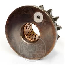 0007927620, 7927620, 792762, 792762.0, Unloading sprocket with flange GUDERMEISTER, for combines Claas Lexion 585, 600 